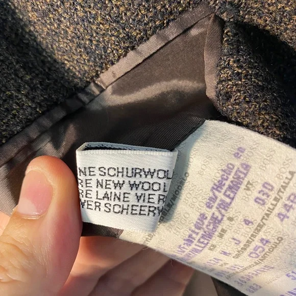 Hugo Boss Brown 44R Wool Sport Coat